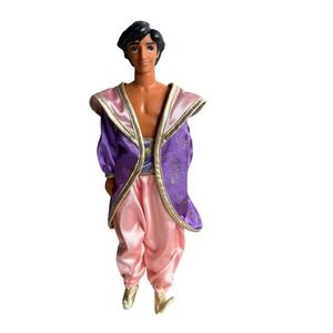 Mattel Disney‎ 1993 Prince Aladdin Doll - Magic Carpet Ride - Vintage